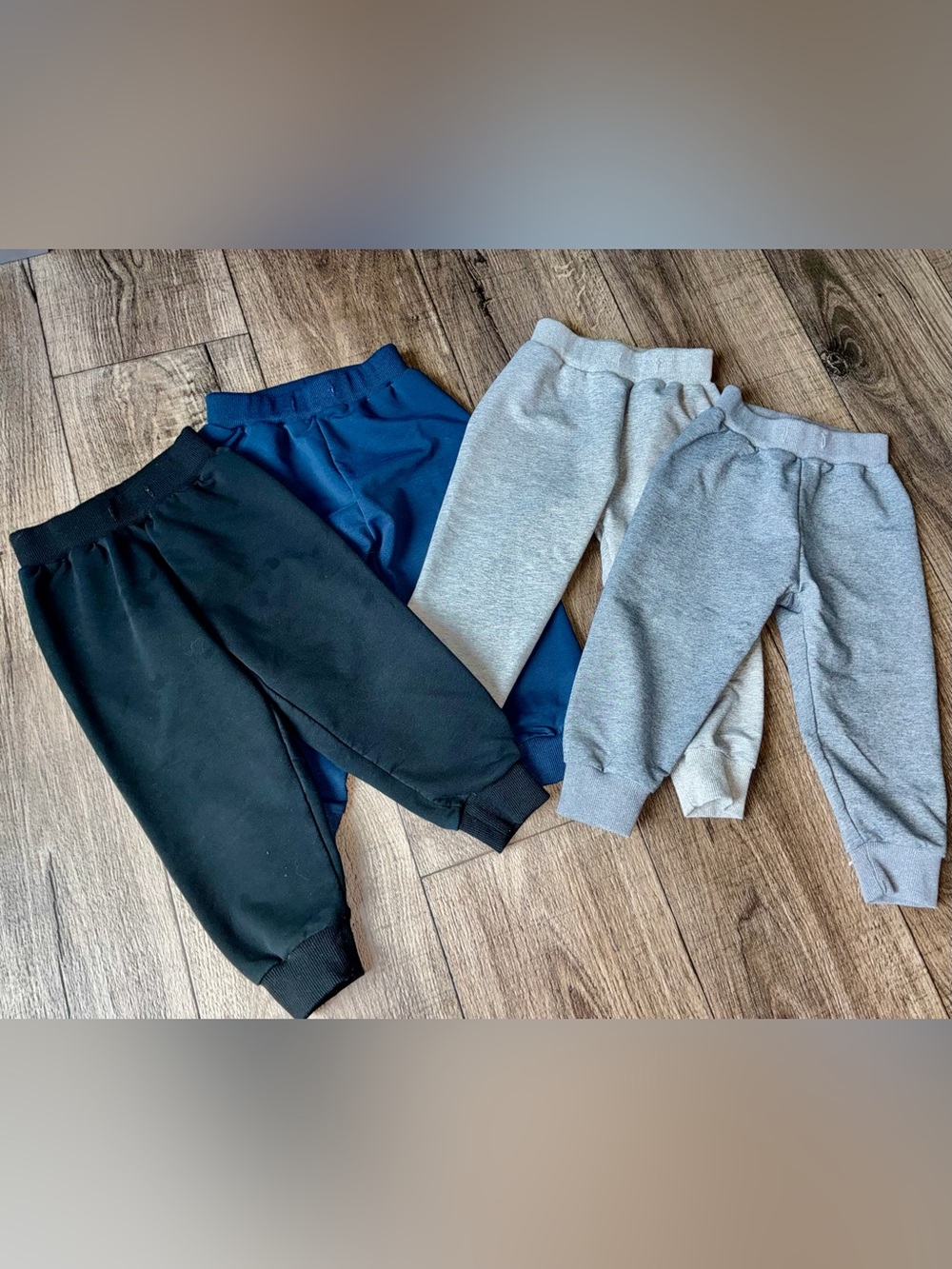 Kids Stretch Jogger Pants - 4ct Black, Navy & Gray